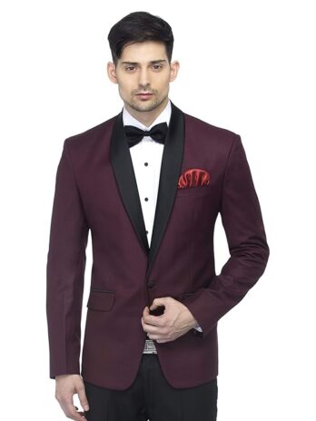 FAVOROSKI Men’s Polyester and Viscose Tuxedo Blazers